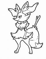 Braixen Xy Tudodesenhos sketch template