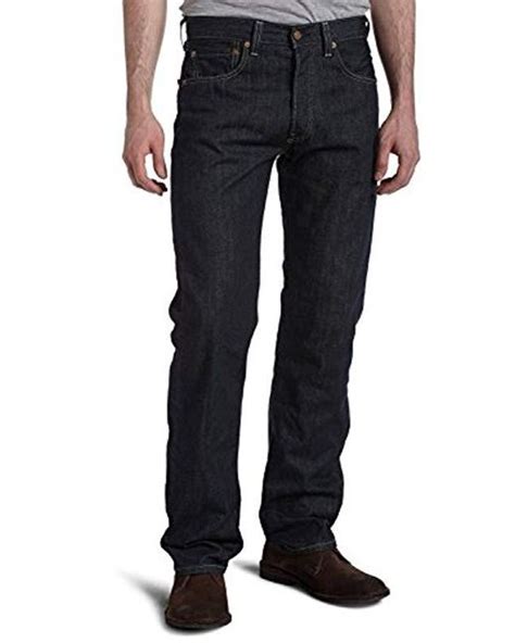 Lyst Levi S 501 Original Shrink To Fit Jeans In Black
