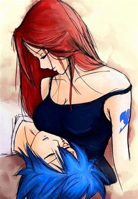 erza jellal  images fairy tail anime fairy tail erza scarlet