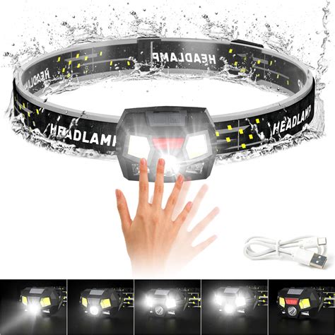 head torch usb rechargeable head torches kids adults super bright headlamp lightweight