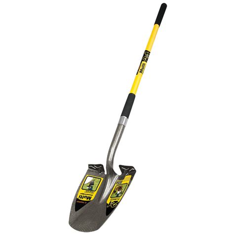 tru pro   fiberglass long handle digging shovel  lowescom