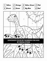 Dinosaur Deena sketch template