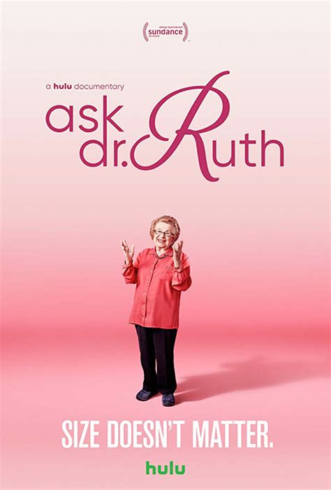 have a question ask dr ruth in first trailer for new
