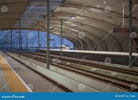 high speed rail station stock photo image  station