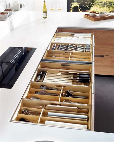 wooden kitchen drawer ideas