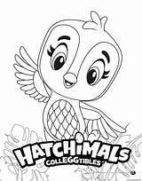 Hatchimals Penguala sketch template