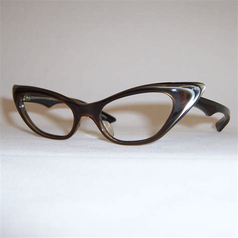 classic 1950 60s bronze cat eye glasses dead men s spex