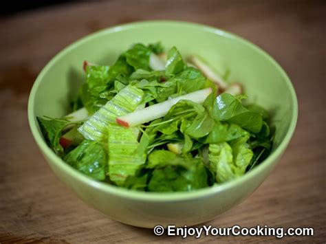 apple sorrel  lettuce salad recipe  homemade food recipes