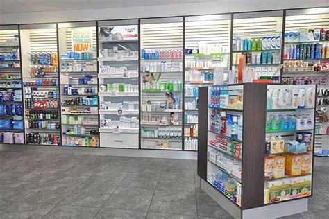 pharmacy shelving storage display solutions store shelves design