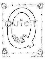Quiet Coloring Letter Time Pages Worksheets Crafts Getdrawings Alphabet Activities Ministry Children Sheet Visit Kids Printable sketch template