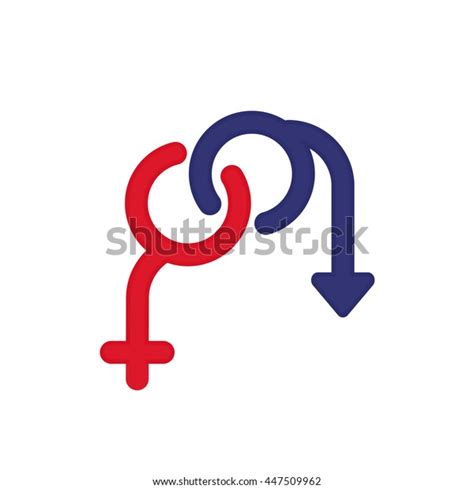 Sexual Problems Vector Logo On White Stock Vector Royalty Free 447509962