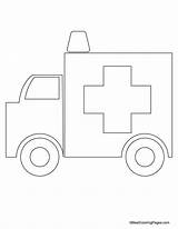 Ambulance Coloring Pages Kids Template Craft Templates Preschool Printable Air Bestcoloringpages Book Quiet Choose Board Drawing Helpers Community sketch template