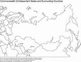 Russia Map Surrounding Republics Quiz Geography Eurasian Intended Towns Region sketch template