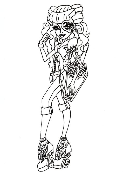 printable coloring pages  printables monster high characters