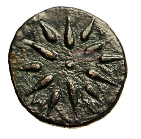 authentic ancient greek bronze coin unidentified