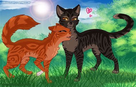 Image Result For Fanart Of Squirrelflight And Brambleclaw Warriors