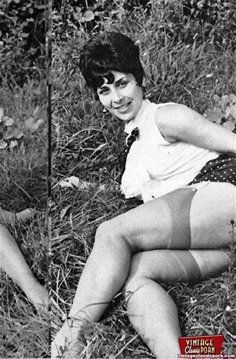 vintage sexy classic sixties girls posing naked outdoors porn titan