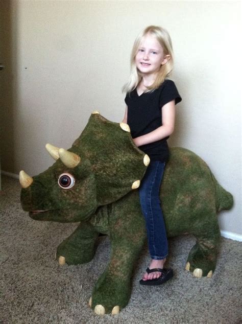 Playskool Kota Triceratops Ride On Dinosaur Life Like