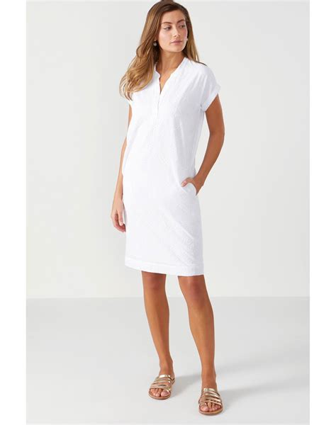 white broderie anglaise dress pure collection