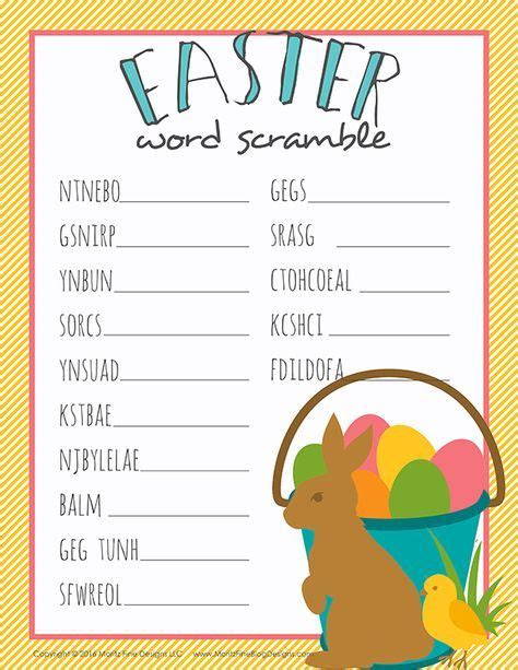 ideas easter games  adults   easter activities  kids