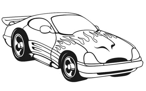 race car coloring pages printable sports car racing