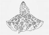 Barbie Drawing Coloring Pages Princess Colour Wallpaper Dresses Popstar Drawings Girls August Wallpaper1 Comments Paintingvalley Mermaid sketch template