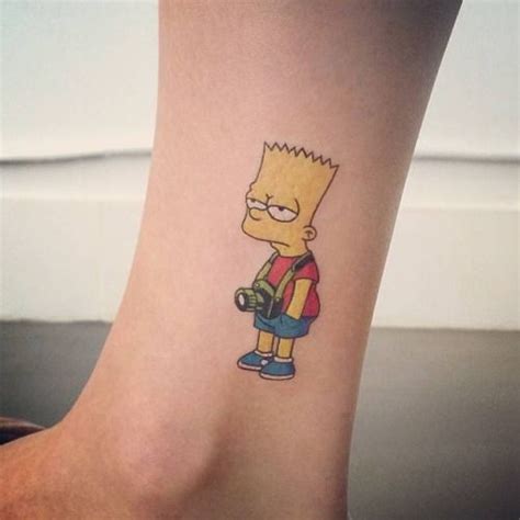 Bart Simpson Tattoo Entertainmentmesh