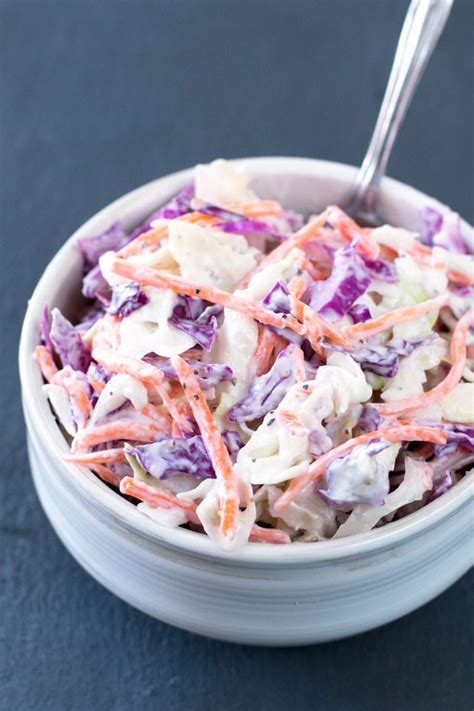 healthy creamy coleslaw greek yogurt healthy hints