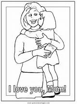 Mutter Mamma Disegno Ausmalen sketch template