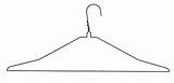 Hanger Clothes Patents Drawing sketch template