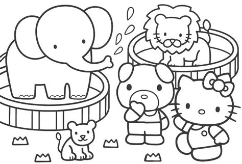 kitty coloring pages   kitty