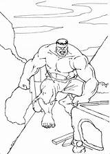 Hulk Coloring Kids Pages Disimpan Dari sketch template