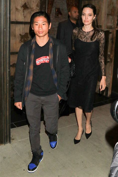 angelina jolie with son on mother s day dinner date with pax hollywoodlife