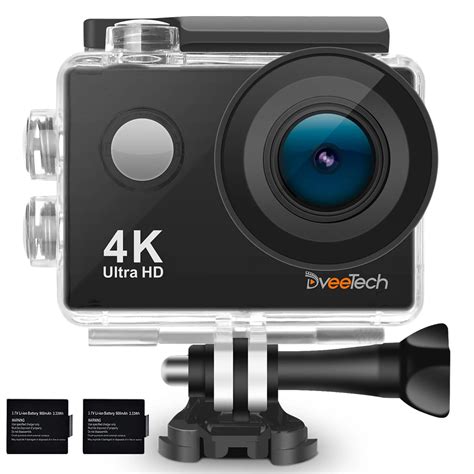 dveetech  wifi action camera waterproof sports action video mp  p underwater cam