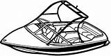 Boat Coloring Tower Wakeboard Ski Trailer Drawing Pages Colouring Over Cover Clip Console Sunbrella Towers Swim Center Template Rnr Line sketch template