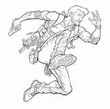 Drake Nathan Poses Drawing Pages Line Coloring Work Drawings Colouring Patrickbrown Deviantart Character Reference Action Sketches Comic Easy Dynamic Figure sketch template