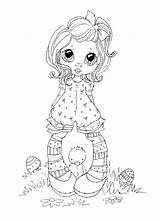 Stamps Digi Canary Saturated Coloring Pages Girls Cute Printable Indulgy sketch template