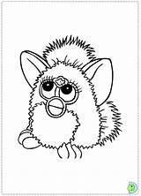 Furby Furbys Websincloud Fargelegging Tegninger Ut Skrive sketch template
