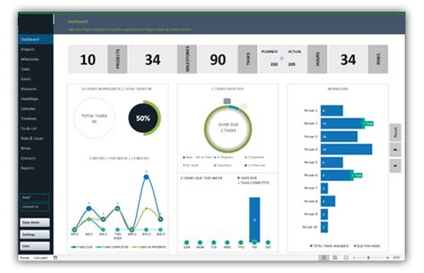 Project Plan And Portfolio Excel Template