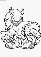 Coloring Sonic Shadow Pages Popular sketch template