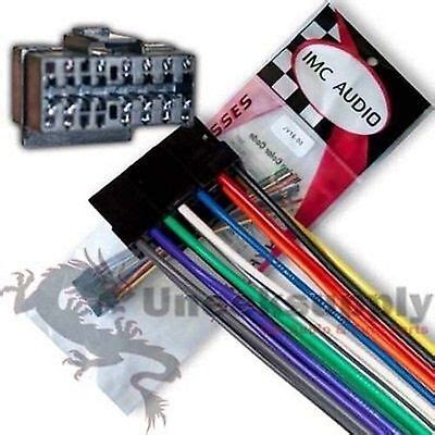 jvc car stereo  pin wire harness fits select jvc models ships  usa ebay