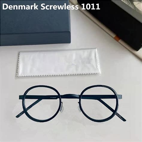 denmark brand lightweight glasses frame men women vintage circle