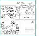 Postcard Projectswithkids sketch template