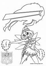Coloring Pages Bills Buffalo Nfl Chargers Diego San Winx Cheerleader Print Browser Window sketch template