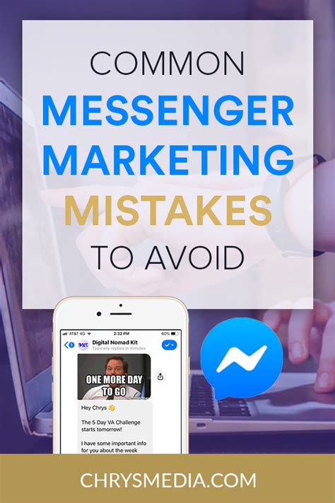 common facebook messenger marketing mistakes