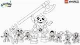 Ninjago Coloring Lego Pages Skeleton Printable Team Dragon Print Army Ninja Kids Sheet Sheets Characters His Comments Colors Size Scribblefun sketch template
