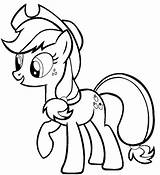 Applejack Mewarnai Unicorn Celestia Kuda Poni Menggambar Bubakids sketch template