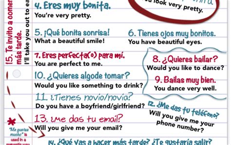 Spanish Flirt Phrases Rocksliesure