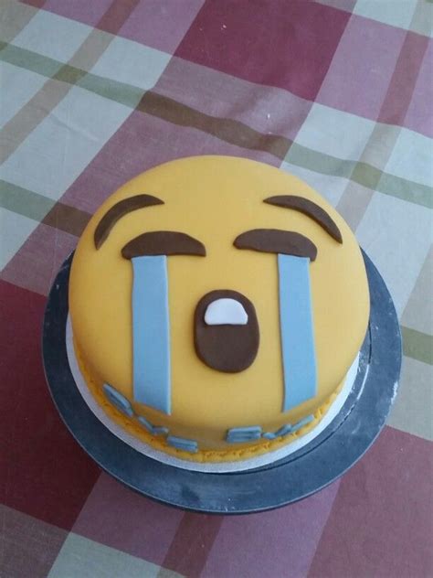 Emoji Crying Cake Farewell Cake Emoji Cookie Birthday Ideas Birthday
