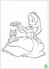 Disney Coloring Pages Alice Printable Sheets Characters Kids Coloriage Choose Princess Wonderland Pays Des Merveilles Walt Board sketch template